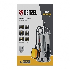 Насос Denzel DP1100X дренажный 1100Вт подъем 11м 15500л/ч