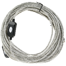 Кабель удлинитель Aopen активный ACU823-15M, USB2.0-repeater AM/AF 15м