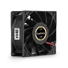 Вентилятор 24В DC ExeGate EX09238B2P-24 (92x92x38 мм, 2-Ball (двойной шарикоподшипник), 2pin, 5000RPM, 56dBA)