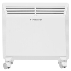 Конвектор электрический Starwind SHV5010, белый, 1000 Вт, 15 м2, термостат, 1 режим мощности