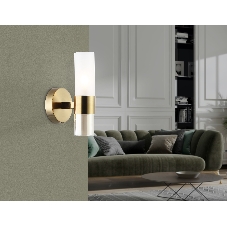 Настенный светильник Ambrella light LH55116 BS/FR/TI латунь/белый матовый/янтарь E14 max 40W 130*100*225