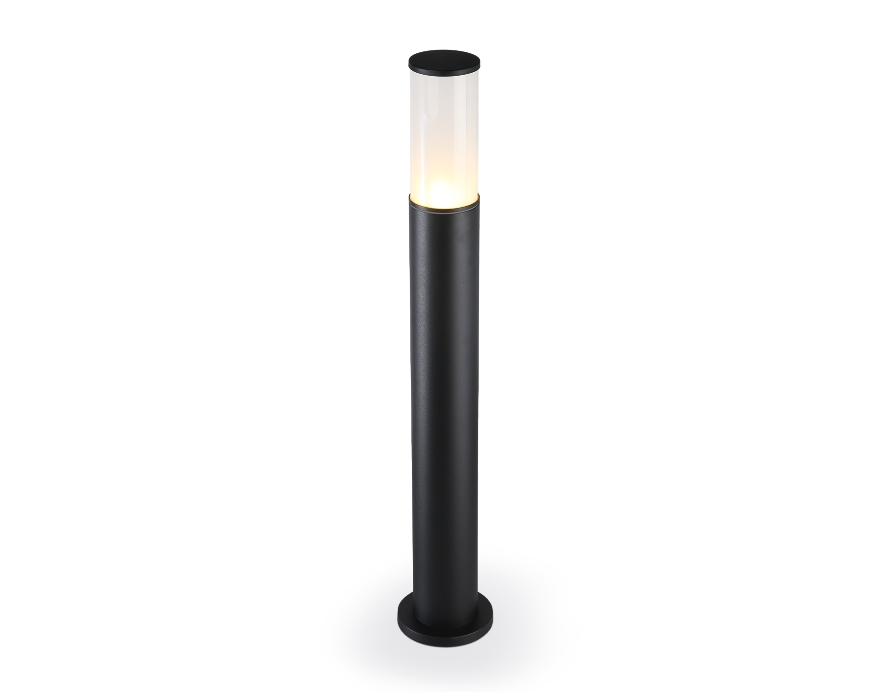 Светильник Ambrella light ST2459 BK/FR черный/белый матовый IP54 E27 max 40W D90*800