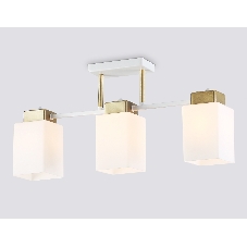 Светильник Ambrella light TR303045/3 WH/GD белый/золото E27/3 max 60W 540*100*270