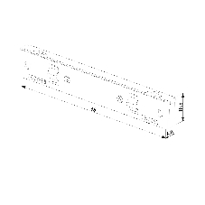 Mini Magnetic Прямой коннектор (черный) 95131/00