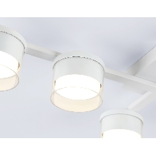FL51662/6 WH/CL белый/прозрачный GX53/6 747*400*105