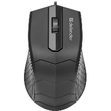 Мышь проводная Defender HIT MB-530 черный, 1000 dpi, USB, кнопки - 3