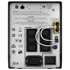 Источник бесперебойного питания APC Smart-UPS C SMC2000I/2000ВА/1300Вт/1 х IEC 320 C19 (компьютерная), 6 х IEC 320 C13 (компьютерная)