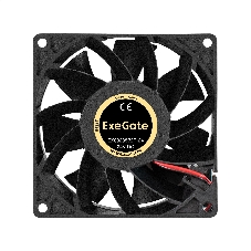 Вентилятор 24В DC ExeGate EX09238B2P-24 (92x92x38 мм, 2-Ball (двойной шарикоподшипник), 2pin, 5000RPM, 56dBA)