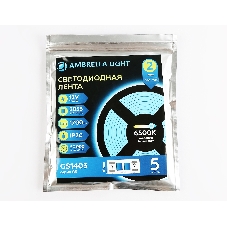 Светодиодная лента Ambrella light GS1403 2835 240Led/ 17W m/ 12V IP20 6500K/ 5000*10*1.2mm (2 конт.)