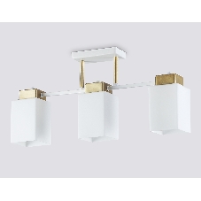 Светильник Ambrella light TR303045/3 WH/GD белый/золото E27/3 max 60W 540*100*270