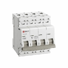 Выключатель автоматический модульный 4п 32А C 4.5кА ВА 47-63N PROxima EKF M634432C