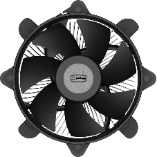 Кулер PcCooler R120-XXNIXX-GL черный 95мм алюминий 2700rpm 27.8db 4-pin 95W 70мм
