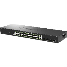 Коммутатор D-Link DGS-1210-28X/ME/C1A, 24×1 Гбит/с + 4×10 Гбит/с SFP+, управляемый