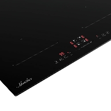 Индукционная варочная панель Monsher MHI 6026, 60 см, индукция, High-Tech, inverter, 9 уровней мощности, бустер, Stop and Go, автоматическое отключение, таймер, индикатор остаточного тепла, сенсорное/слайдерное управление, черный