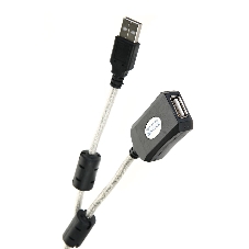 Кабель удлинитель Aopen активный ACU823-15M, USB2.0-repeater AM/AF 15м