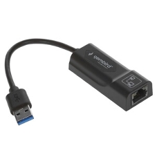 Сетевой адаптер Ethernet Gembird NIC-U10, Type-C USB 2.0 - Fast Ethernet adapter, пластик, черный, RTL8152