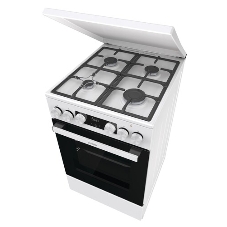 Плита комбинированная Gorenje GK5C42WF-B белый, конфорок 4 газовых, духовка 70 л, 50 см x 85 см x 59.4 см