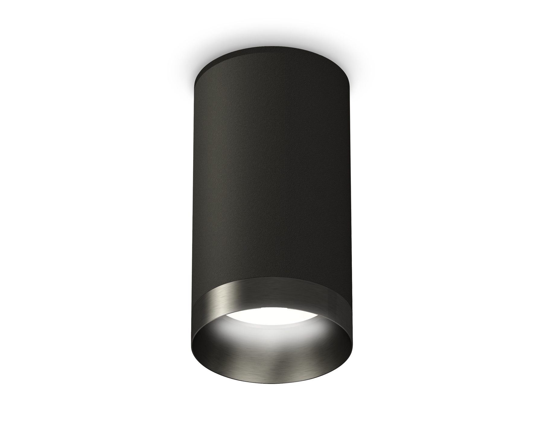 Светильник Ambrella Light XS6323021 SBK/PBK черный песок/черный полированный MR16 GU5.3 (C6323, N6131)