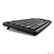 Клавиатура проводная Гарнизон GK-100XL, USB, черный, кабель 2м