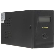 Источник бесперебойного питания ExeGate EP285580RUS SpecialPro Smart LLB-600.LCD.AVR.EURO.RJ.USB 600VA/360W, LCD, AVR, 2 евророзетки, RJ45/11, USB, черный