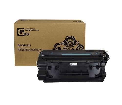 Картридж лазерный GalaPrint GP-Q7551A (№51A) для принтеров HP LaserJet P3005/P3005d/P3005dn/P3005n/P3005x/M3027/M3027x/M3035/M3035xs 6500 копий