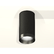 Светильник Ambrella Light XS6323021 SBK/PBK черный песок/черный полированный MR16 GU5.3 (C6323, N6131)