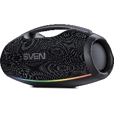 Портативная акустическая система SVEN PS-990, черный, 2.0, 2x90 Вт (RMS), IPx7, TWS, Bluetooth, USB, аккумулятор