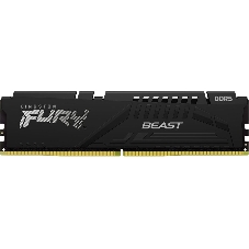 Оперативная память Kingston Fury Beast, DDR5, 32GB (1x32 GB), 6000 MHz, CL36, DIMM, радиатор, черный