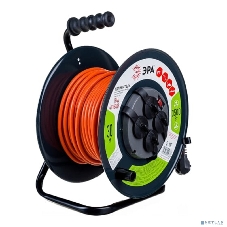 Удлинитель силовой ЭРА RMx-4es-3x1.5-30m-IP44 на м. катушке c/з 4 гн 30м ПВС 3х1.5 (1/33)