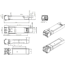 Модуль SNR SFP+ WDM, дальность до 20км (12dB), 1330нм