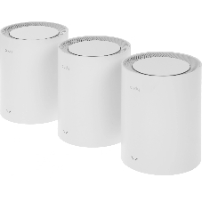 Бесшовный Mesh роутер Cudy M3000 (M3000(3-PACK) WHITE) AX3000 100/1000/2500BASE-T белый (упак.:3шт)