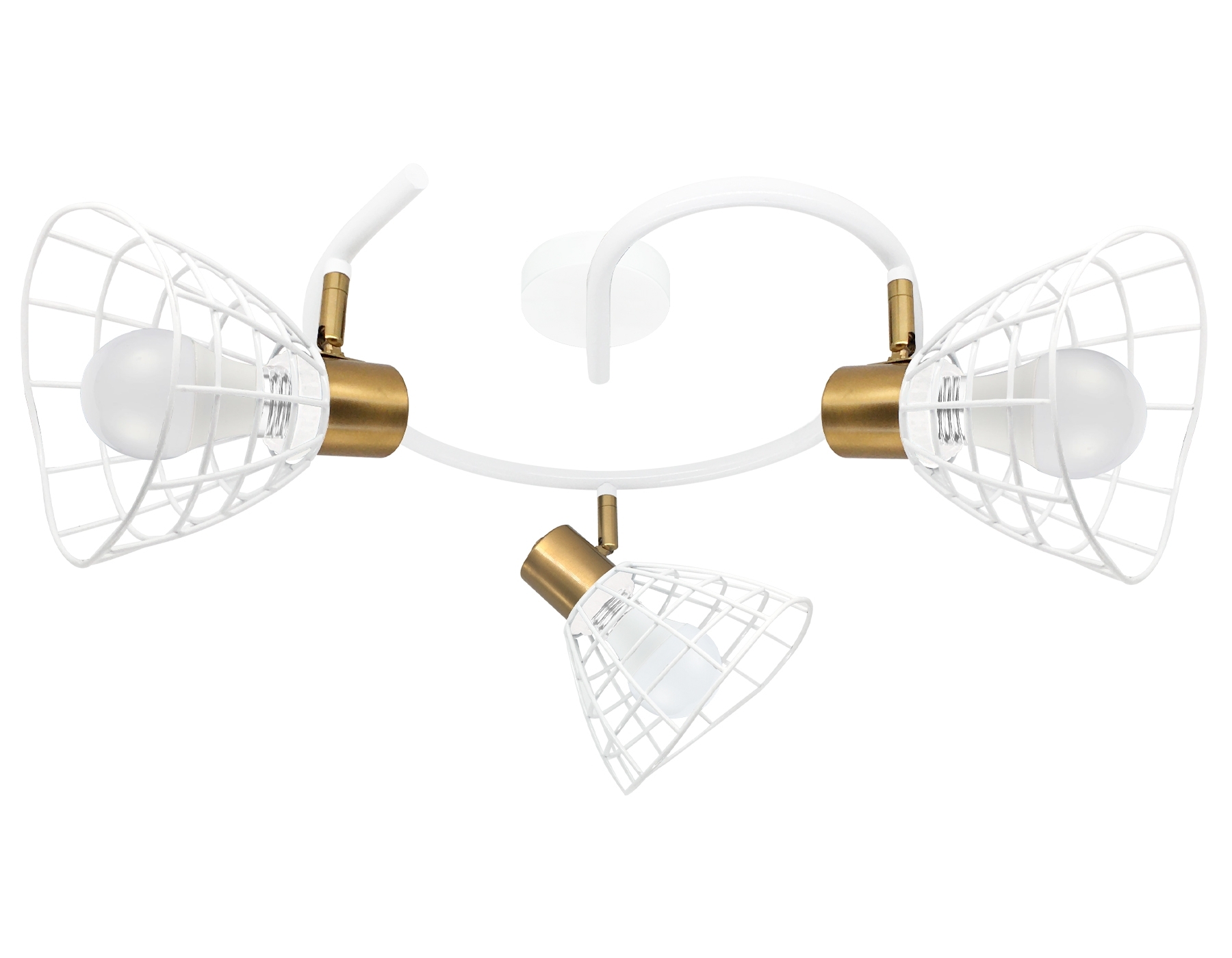 Светильник Ambrella light TR8605/3 WH/GD белый/золото E27*3 max 40W D325*230