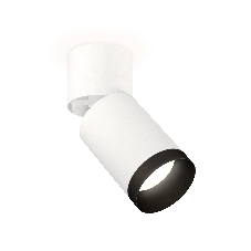 Комплект накладного поворотного светильника Ambrella light XM6312041 SWH/WH/PBK белый песок/белый/черный полированный MR16 GU5.3 (A2220, C6312, N6131)