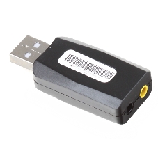 Переходник ORIENT AU-01N, 3.5мм jack to USB