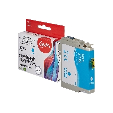 Струйный картридж Sakura C13T27124022 (27XL Cyan) для Epson, голубой, 14,6 мл., 1100 к.
