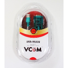 Кабель AM/Com port 9pin 1.2м VCOM адаптер USB -> RS232, DE9P (добавляет в систему новый COM порт), VUS7050