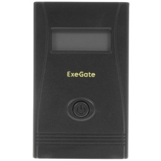 Источник бесперебойного питания ExeGate EP285580RUS SpecialPro Smart LLB-600.LCD.AVR.EURO.RJ.USB 600VA/360W, LCD, AVR, 2 евророзетки, RJ45/11, USB, черный