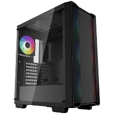 Компьютерный корпус MidiTower Deepcool CC560 A-RGB черный (ATX, без БП, ARGB, USB3.2 Type-A+USB 2.0 Type-A) (R-CC560-BKTAA4-G-2)
