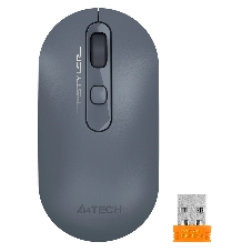 Мышь беспроводная A4Tech Fstyler FG20 пепельный/синий, 2000 dpi, радиоканал, USB, кнопки - 4