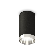 Светильник Ambrella Light XS6323022 SBK/PSL черный песок/серебро полированное MR16 GU5.3 (C6323, N6132)