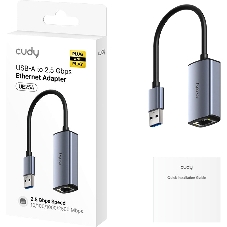 Сетевой адаптер USB-A Cudy UE25A, 1х2.5 Гбит/с, USB-A 3.0