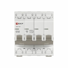 Выключатель автоматический модульный 4п 32А C 4.5кА ВА 47-63N PROxima EKF M634432C