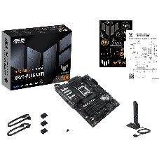 Материнская плата ASUS TUF GAMING X870-PLUS WIFI, AM5, AMD X870, 4xDDR5, 2xSATA, 4xM.2, 1xPCIe 5.0 x16, HDMI, USB Type-C, 1x2.5Gb LAN, Wi-Fi 7, Bluetooth, 5x3.5 мм, 7.1, ATX