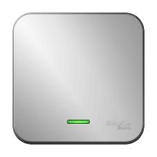 Выключатель 1-кл. ОП Blanca 10А IP20 (сх. 1) 250 В с подсветкой с изолир. пластиной алюм. SchE