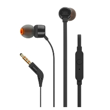 Проводные наушники JBL Tune 110 черный, внутриканальные, Jack 3.5 мм