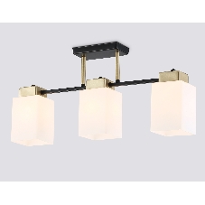 Светильник Ambrella light TR303046/3 BK/GD черный/золото E27/3 max 60W 540*100*270
