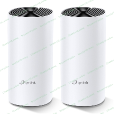 Домашняя Mesh TP-Link Wi-Fi система Deco M4 (1-Pack), 1167 Мбит/с (5 ГГц: до 867 Мбит/с + 2,4 ГГц: до 300 Мбит/с), 2 порта 1000 Мбит/с, 2 встроенные антенны на каждом модуле Deco