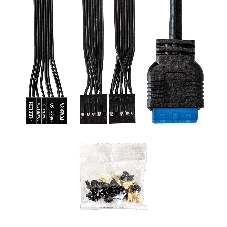 Компьютерный корпус Minitower ExeGate BAA-408U-UNS350 (mATX, БП UNS350 с вент. 12см, 2хUSB/1хUSB 3.0, HD Audio, черный)