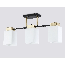 Светильник Ambrella light TR303046/3 BK/GD черный/золото E27/3 max 60W 540*100*270