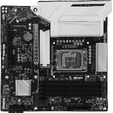 Материнская плата GIGABYTE B860M GAMING X WIFI6E, LGA1851, Intel B860, 4xDDR5, 4xSATA, 2xM.2, 1xPCIe 5.0 x16, DisplayPort, HDMI, USB Type-C, 1x2.5Gb LAN, 3x3.5 мм, 7.1, microATX